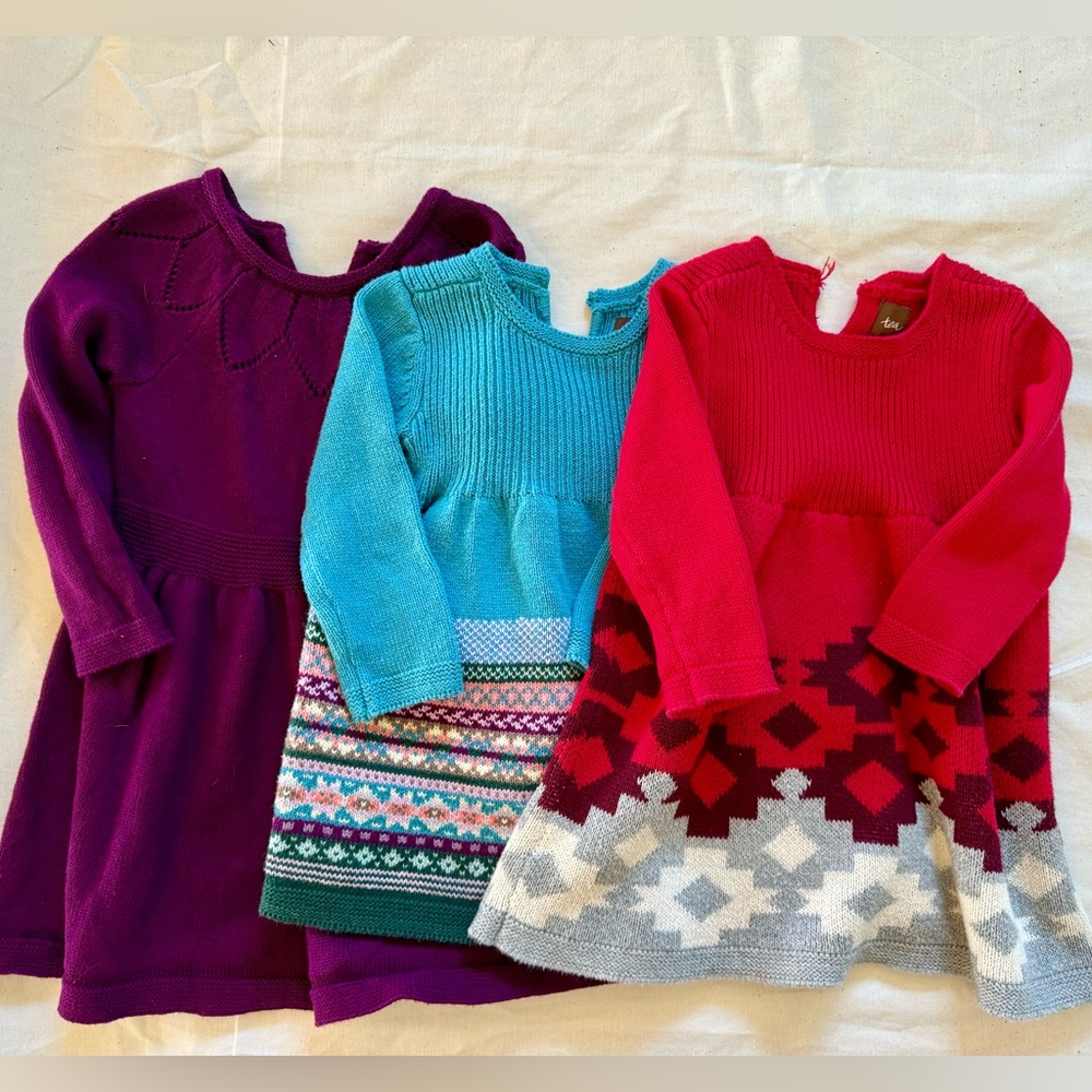 Baby Girls’ Tea Collection Dress (Set of 3)